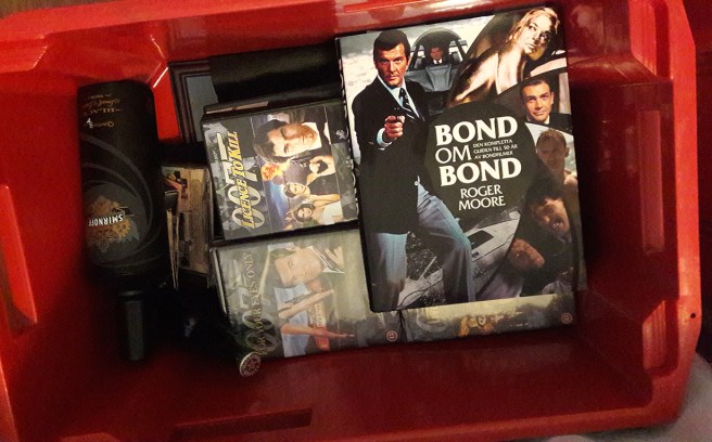 Bara kartong-Bond fattas i lådan.