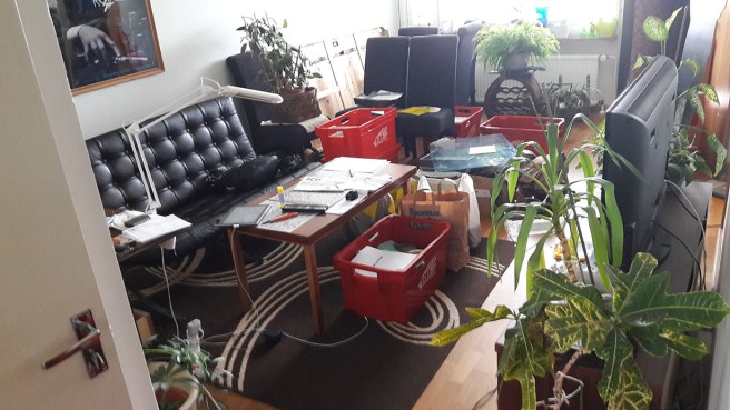 Jag som gillar ordning och reda lider just nu åtminstone lite...