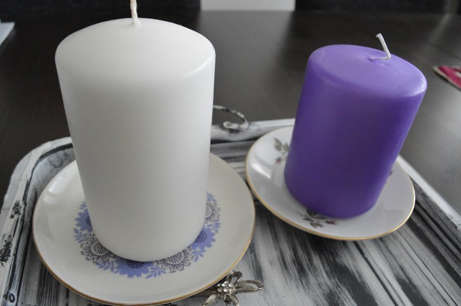 Sortimentet av ljus är inte så stort i affärerna ännu. Lär bli bättre längre fram på hösten. Men jag bränner ljus också om somrarna.