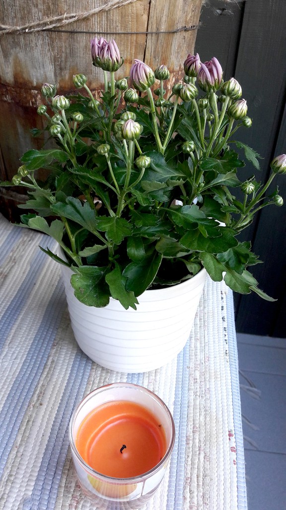 Här kan jag sitta och njuta rätt länge än då balkongen är inglasad.