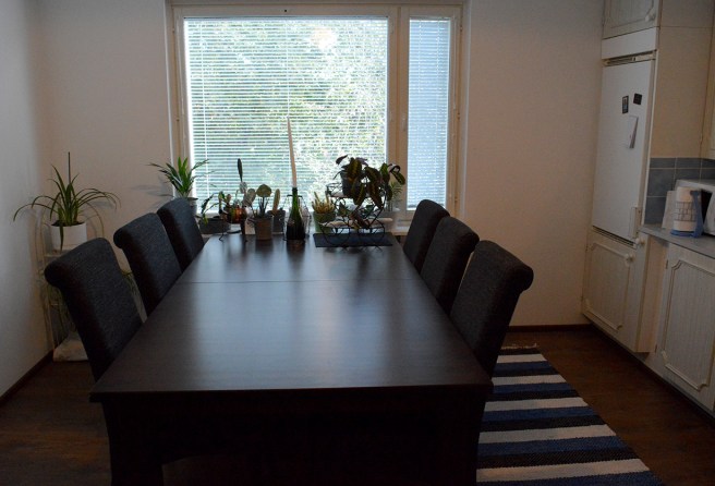 Kanske inte riktigt till hundra procent klart, men nästan! Och de som känner mig vet att jag inte gillar gardiner :-)