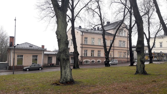 Före detta posthuset i Lovisa.