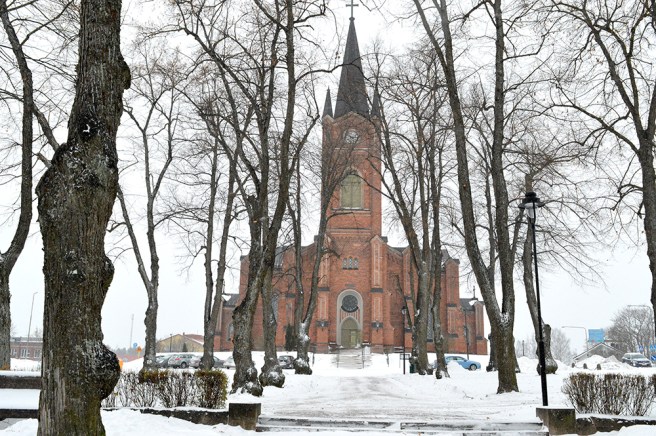 Vår ståtliga kyrka.