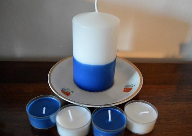 De här ljusen tänder jag i kväll.