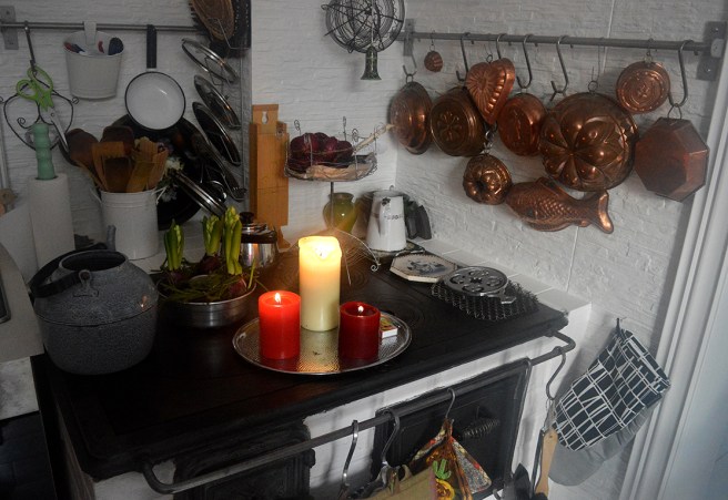 Mysigt i köket i Villa Armas.