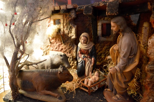 Julkrubba hos vänner i Västerås.