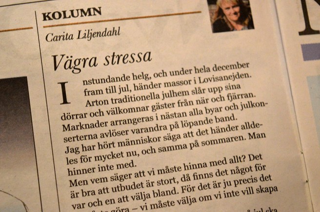 Jag försöker leva som jag lär.