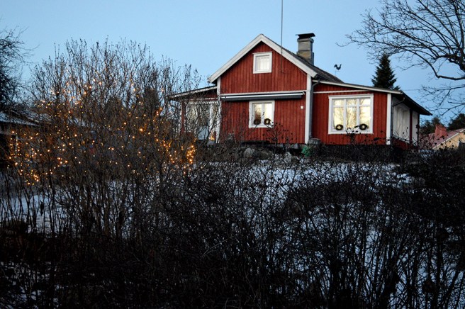 Stengård i Pernå kyrkoby.