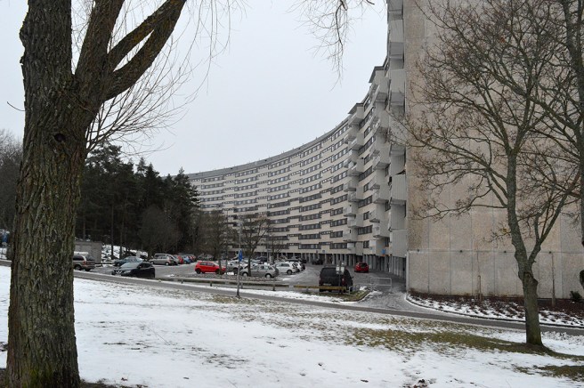 Kometvägens hus. Sedan finns här också Meteorvägen.