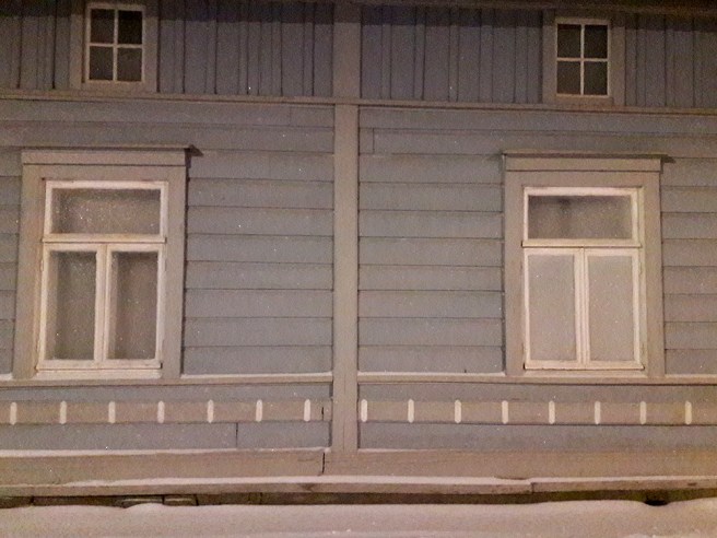 Fina frusna fönster.