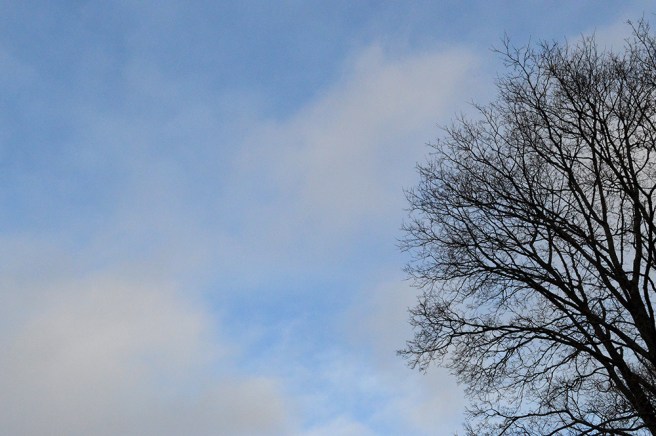 En klassisk bild av en himmel. Fint att det inte var helmulet hela dagen :-)