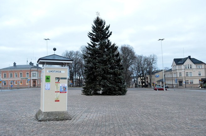 Folktomt, söndagen den 1 januari, då bilden togs.