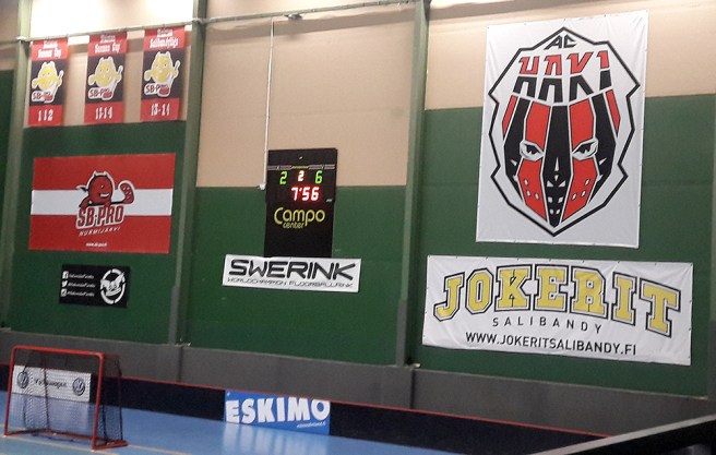 Här i Campo Sport Arena spelade Tor mot Helsingfors IFK en bortamatch i innebandyns division ett i början av månaden. Vi vann slutligen 2-9.