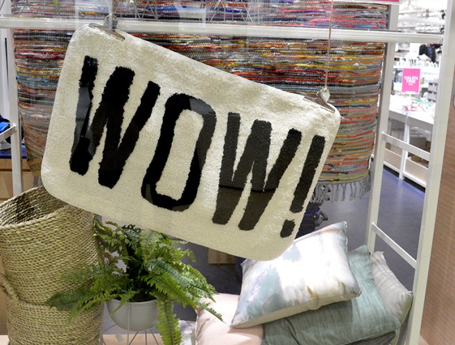 Den här mattan borde jag egentligen ha köpt då jag var i Täby Centrum :-)