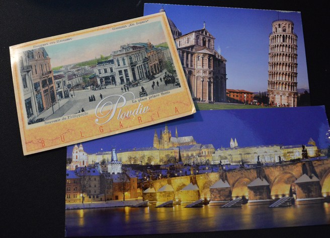 Från Bulgarien, Tyskland och Tjeckien kommer de här korten.